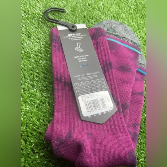 Stance Scarabaeus Crew Socks - Purple, Large, NWT - Picture 5 of 5
